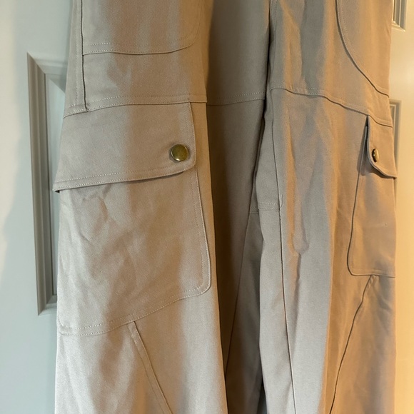 REVOLVE Line & Dot Twill Tan Cargo Pants - Picture 4 of 9